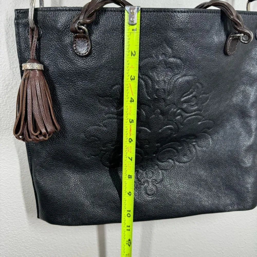 Brighton black leather